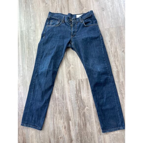 Rag & Bone women slim leg button fly jeans size 31W pre-loved - Picture 2 of 9